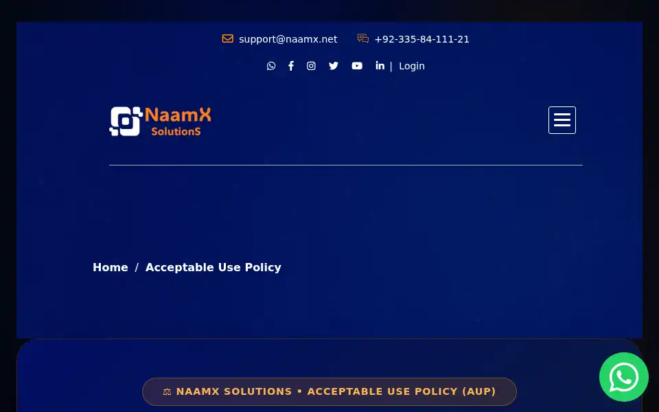 Screenshot of naamx.com