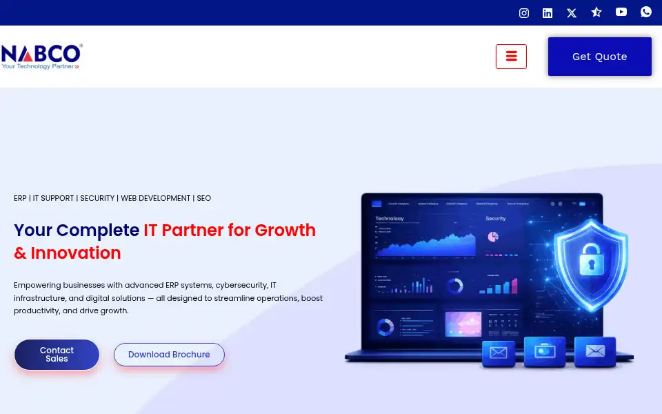Screenshot of nabcoit.com