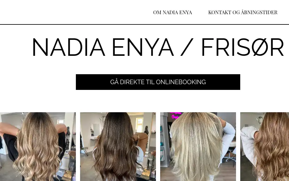 Screenshot of nadiaenya.dk