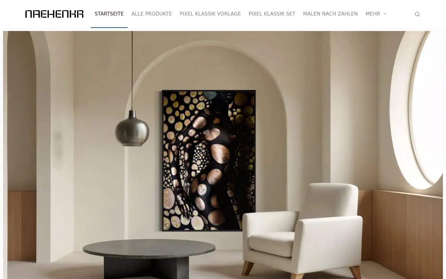Screenshot of naehenundkreativ.com
