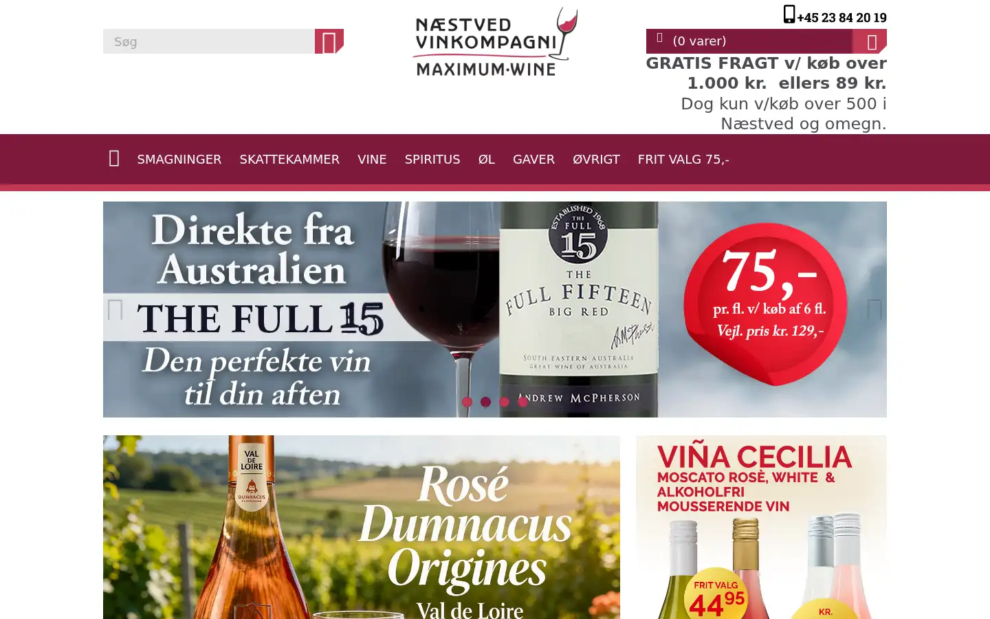 Screenshot of naestvedvinkompagni.dk