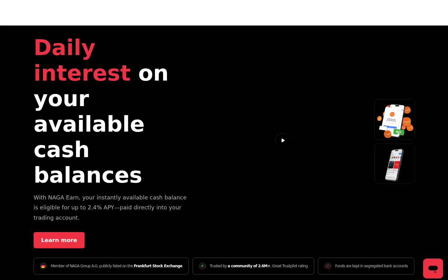Screenshot of naga.com