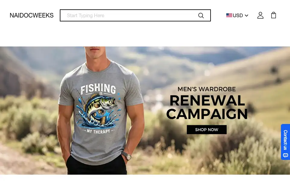 Screenshot of naidocweeks.com