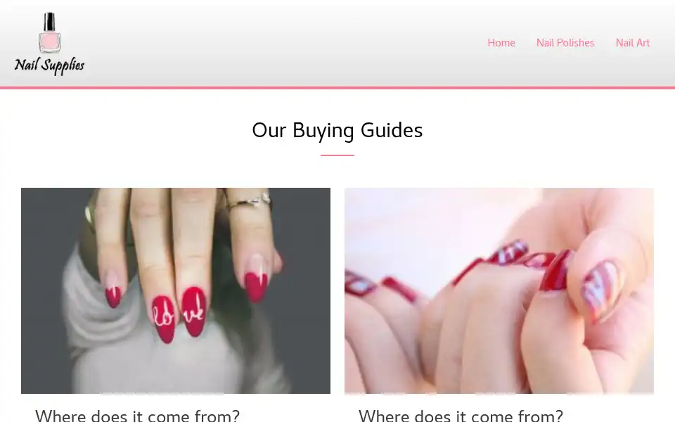 Screenshot of nailsupplies.us