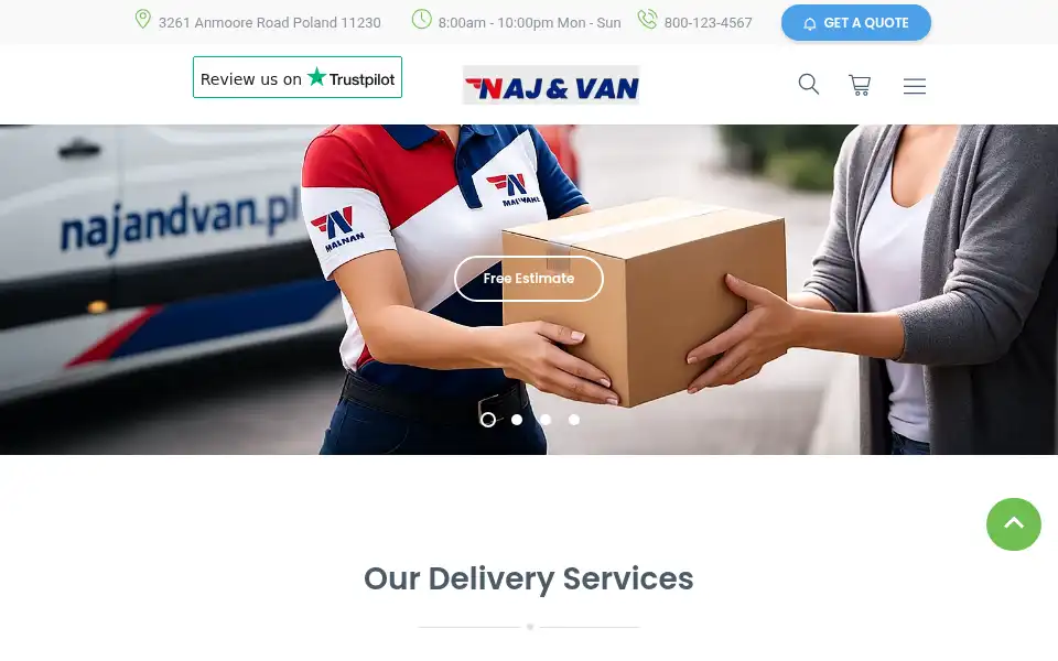 Screenshot of najandvan.pl