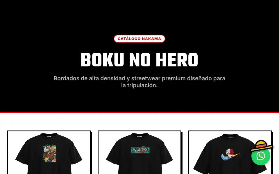 Screenshot of nakamabordados.com