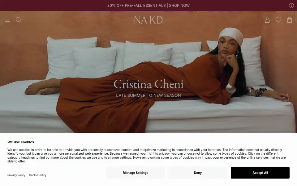 Screenshot of nakdlounge.com