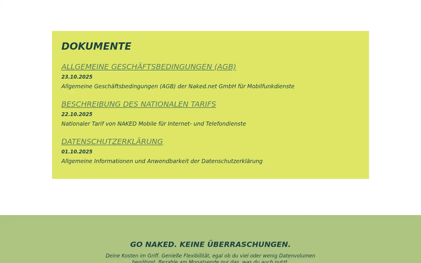 Screenshot of naked.net