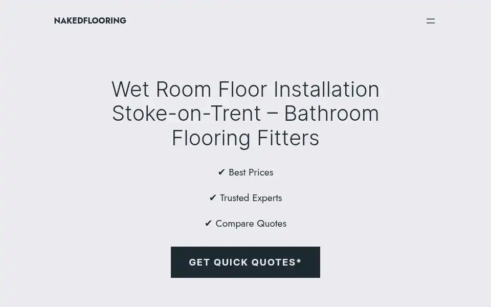 Screenshot of nakedflooring.co.uk