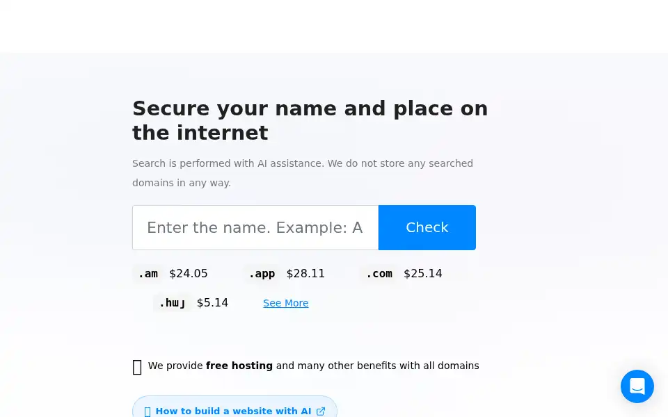 Screenshot of name.am