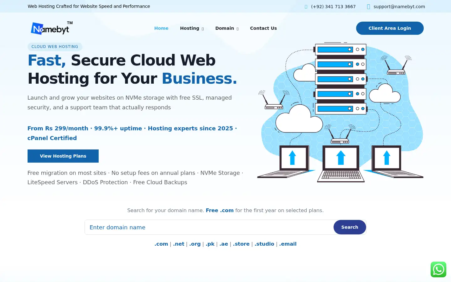 Screenshot of namebyt.com