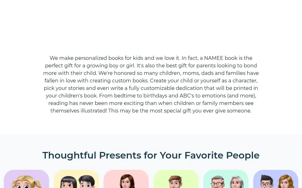 Screenshot of namee.com