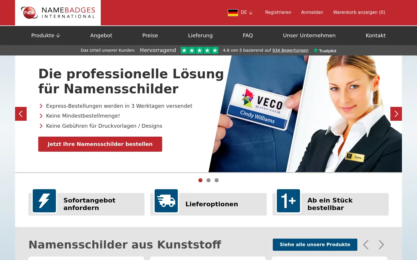Screenshot of namensschilder-nbi.de