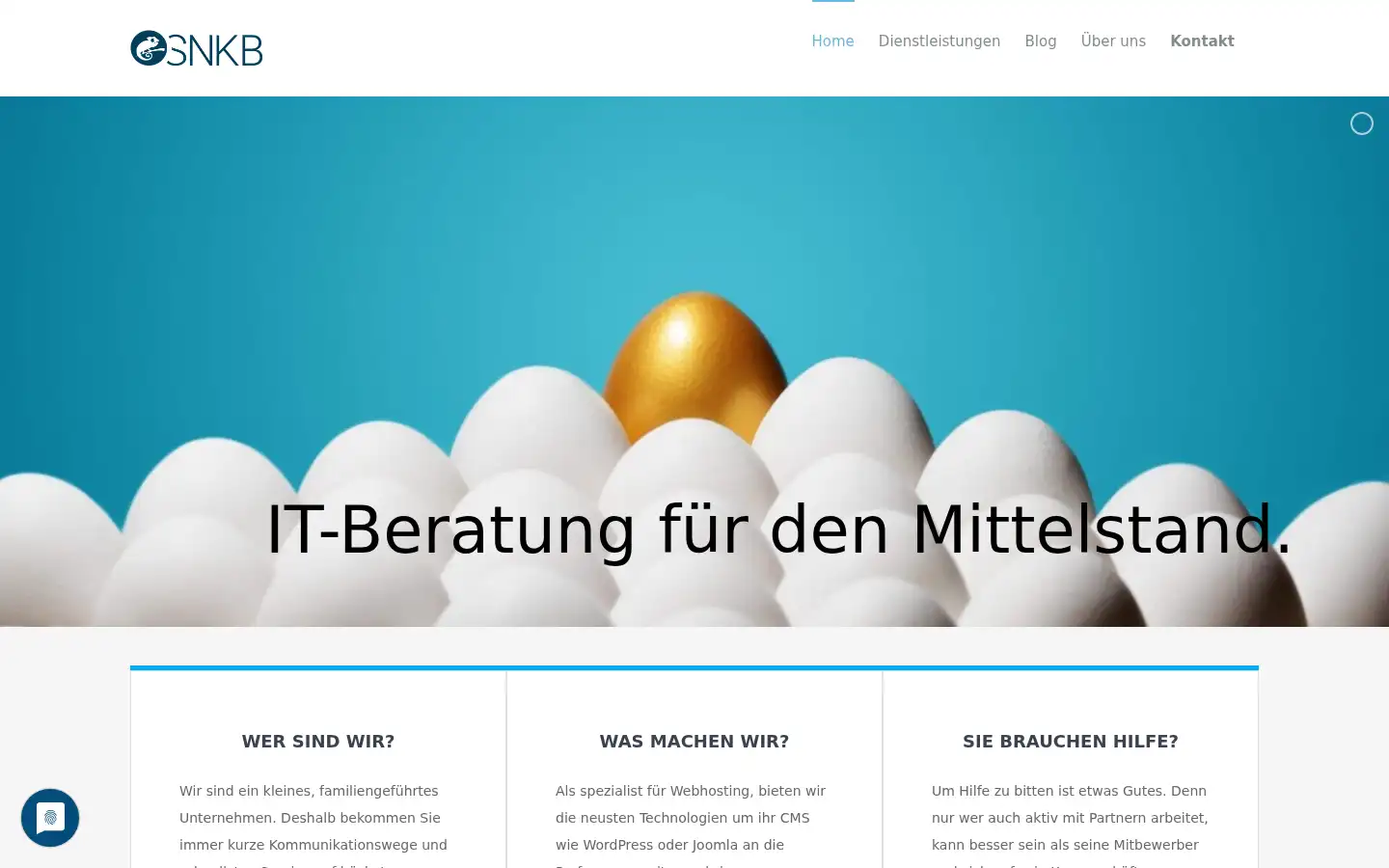 Screenshot of namikkara.de