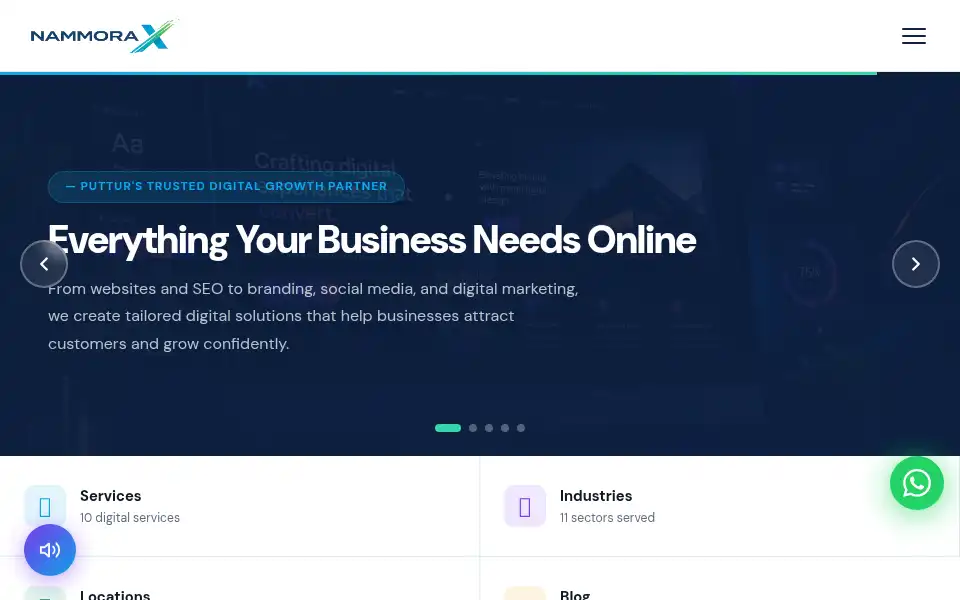 Screenshot of nammorax.com