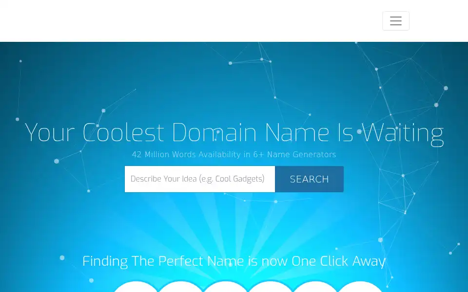 Screenshot of namobot.com