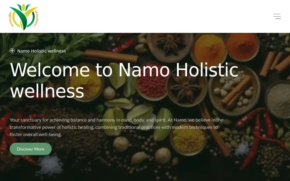 Screenshot of namoholisticwellness.com