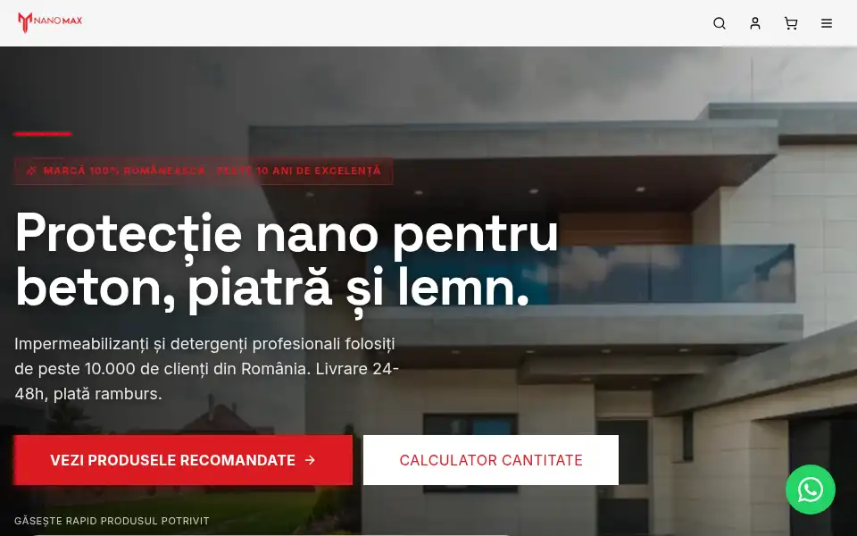 Screenshot of nano-auto.ro
