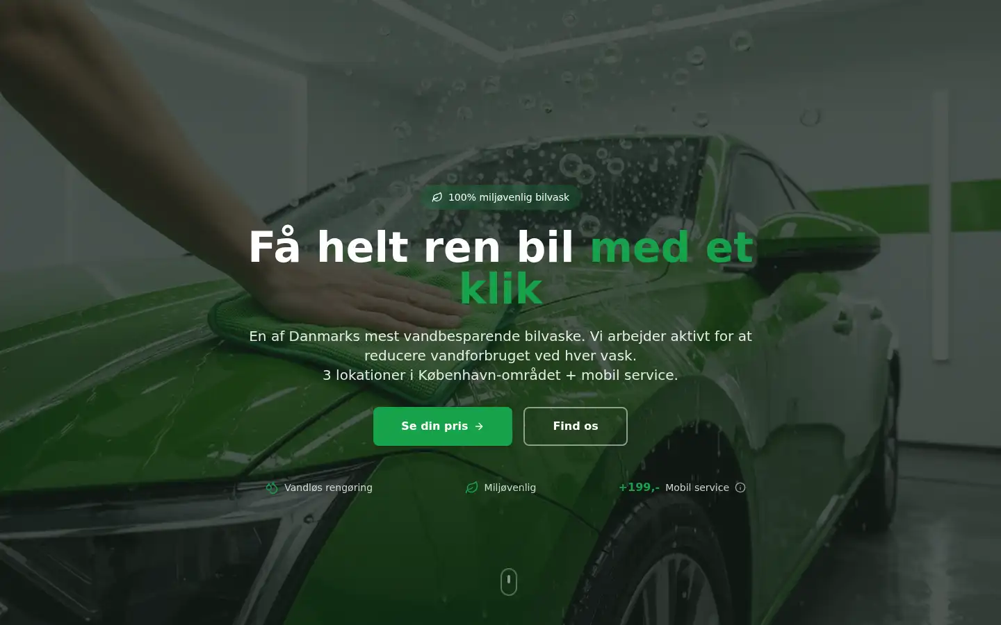 Screenshot of nanodrywash.dk