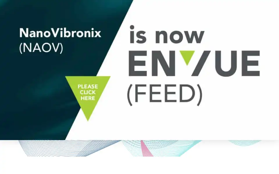 Screenshot of nanovibronix.com