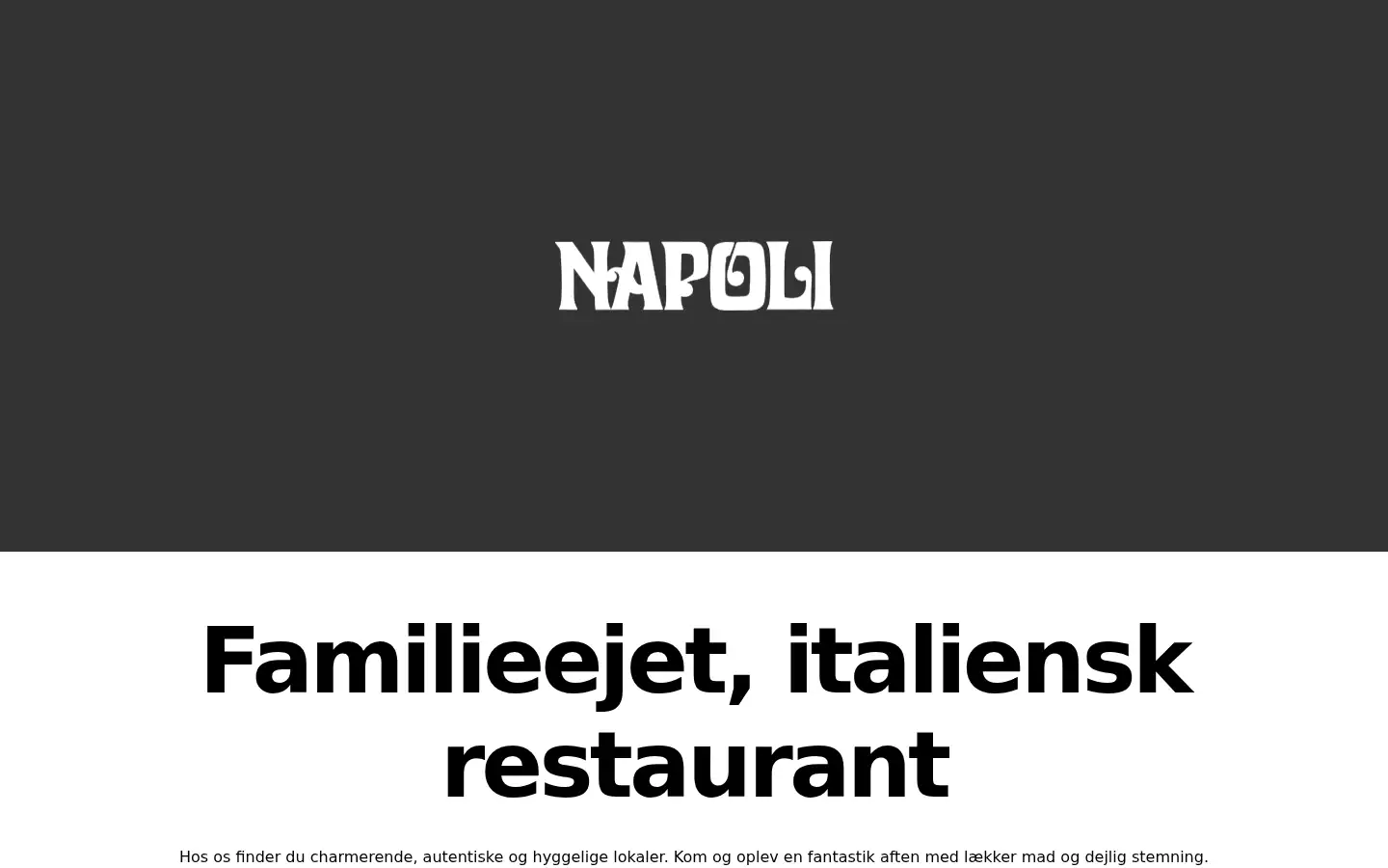 Screenshot of napoli-herning.dk