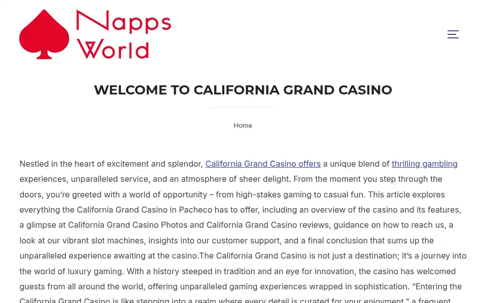 Screenshot of nappsworld.com