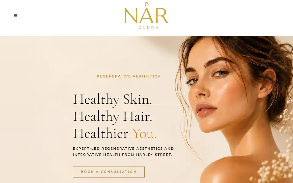 Screenshot of narlondon.com