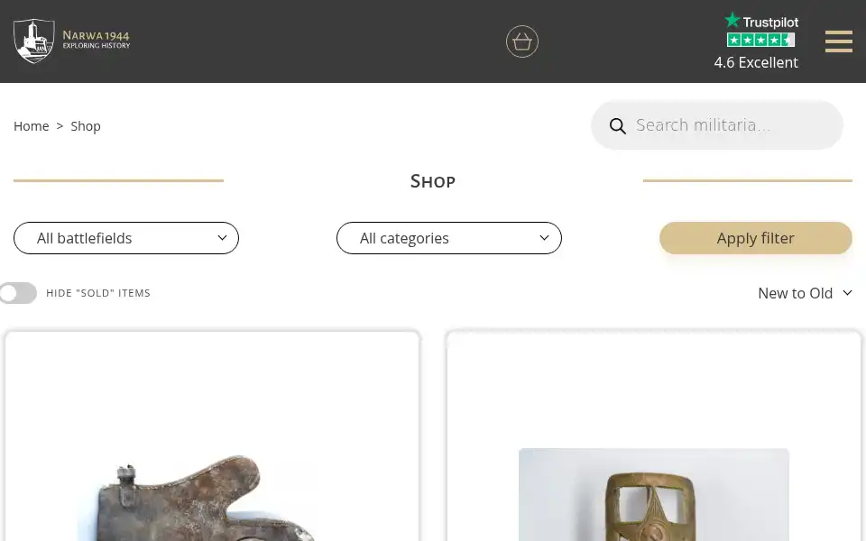 Screenshot of narwa1944.com