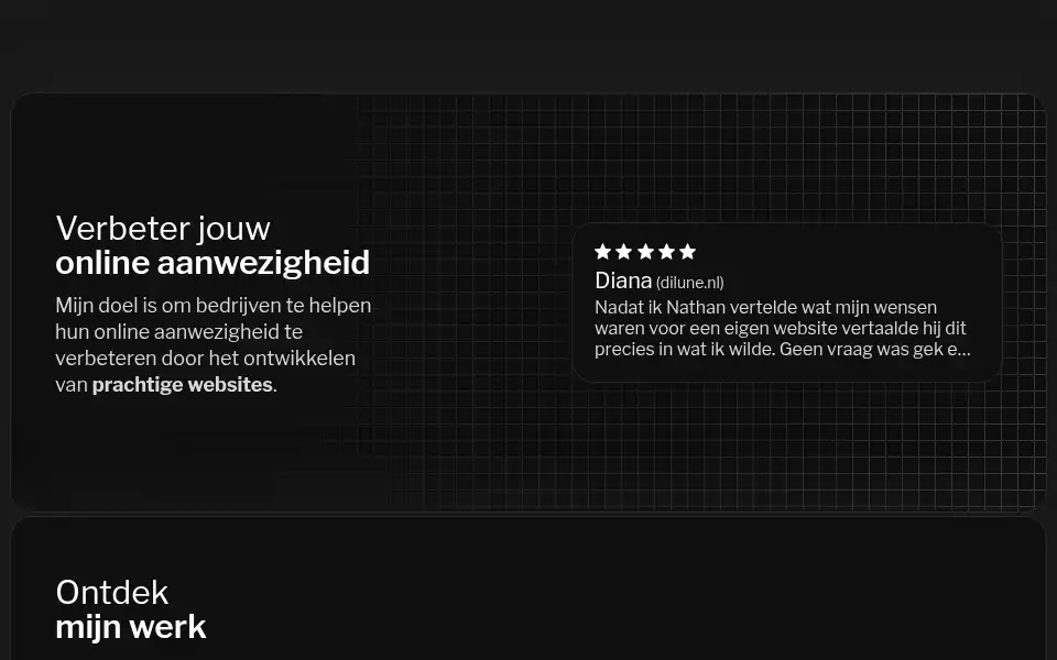 Screenshot of naseno.nl