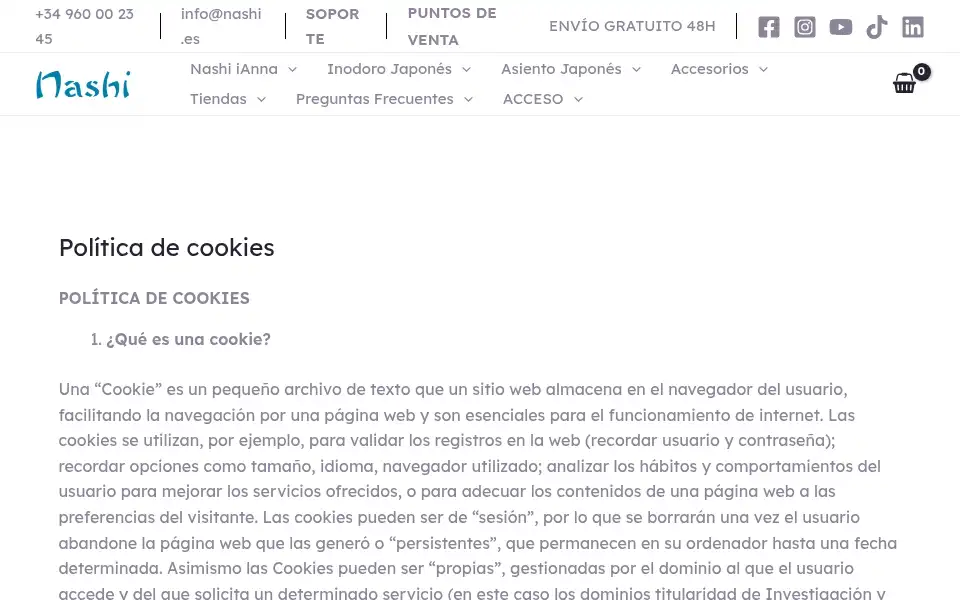 Screenshot of nashi.es
