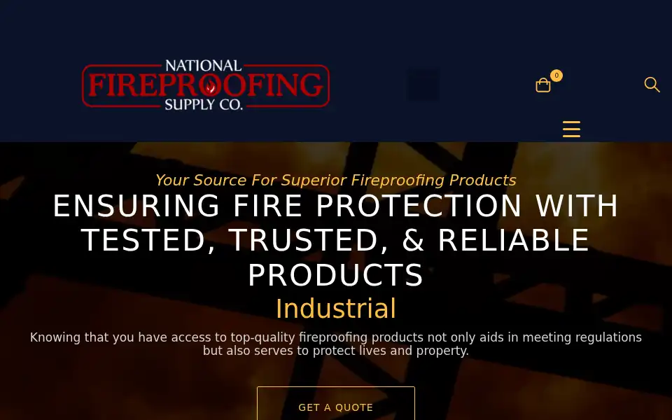 Screenshot of natfire.com