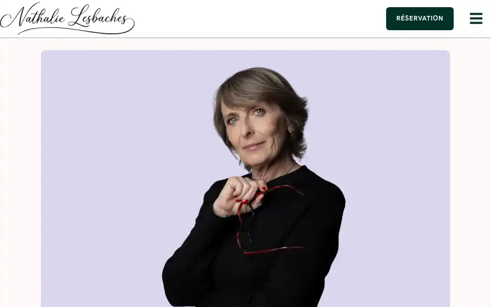 Screenshot of nathalielesbaches.com