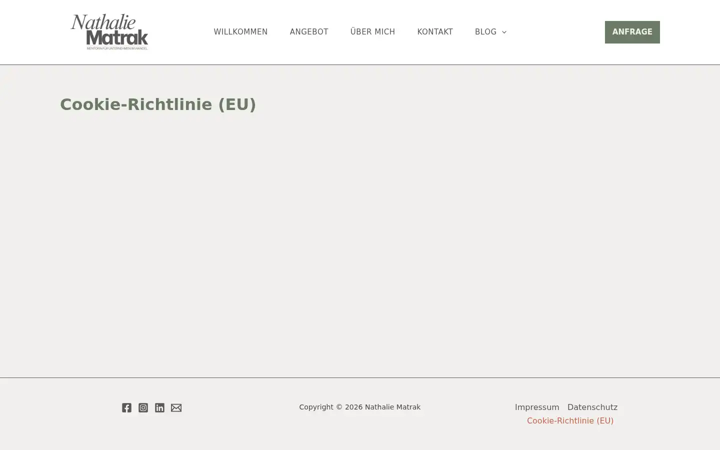 Screenshot of nathaliematrak.de