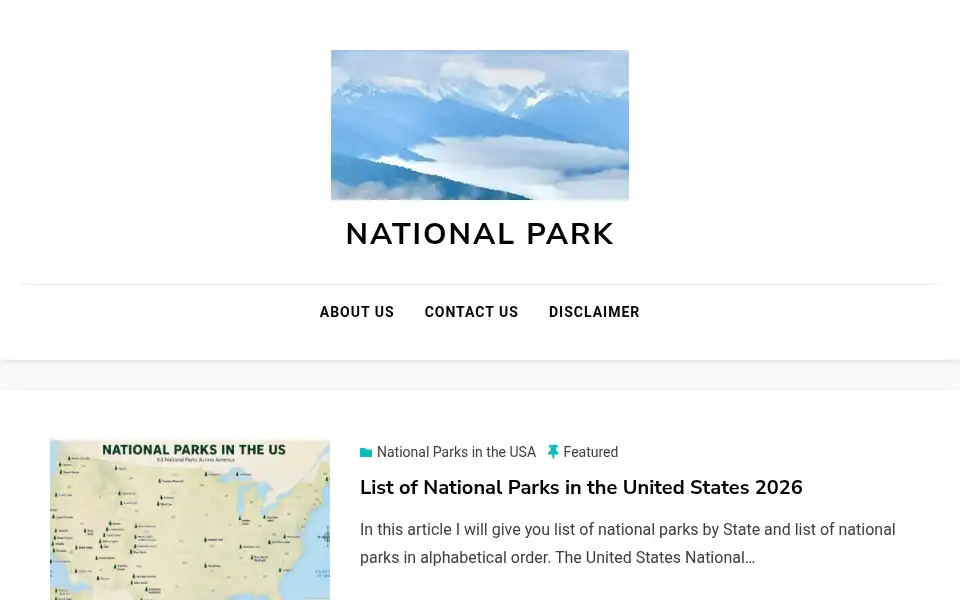 Screenshot of national-park.com