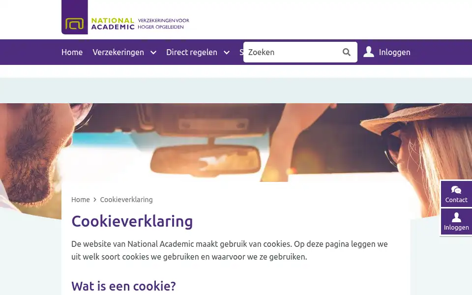 Screenshot of nationalacademic.nl