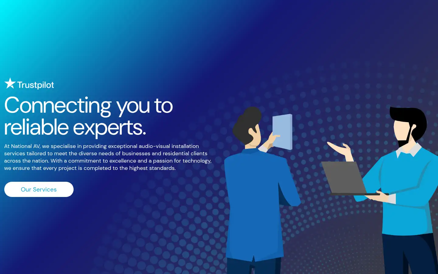 Screenshot of nationalav.co.uk