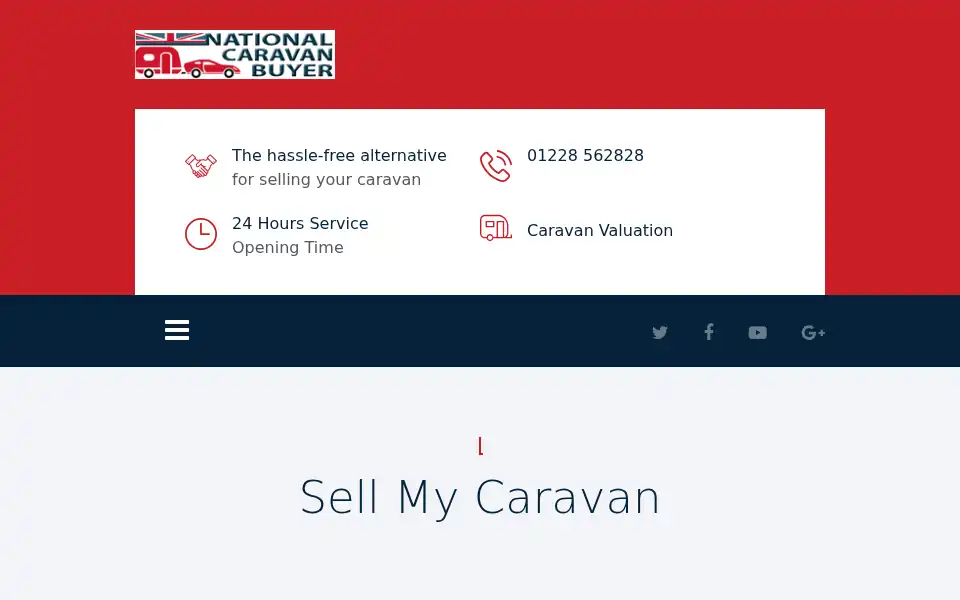 Screenshot of nationalcaravanbuyer.co.uk