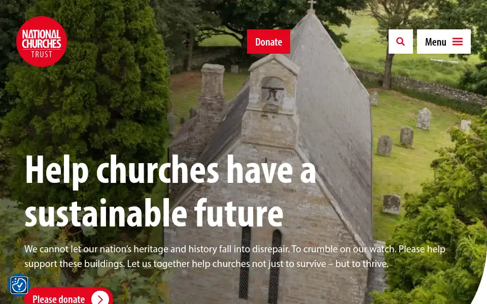 Screenshot of nationalchurchestrust.org