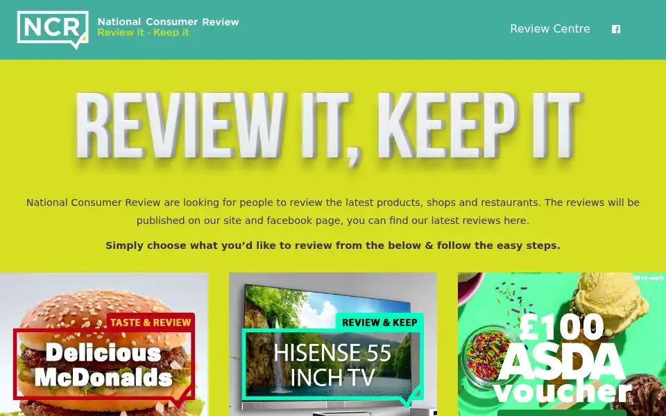Screenshot of nationalconsumerreview.co.uk