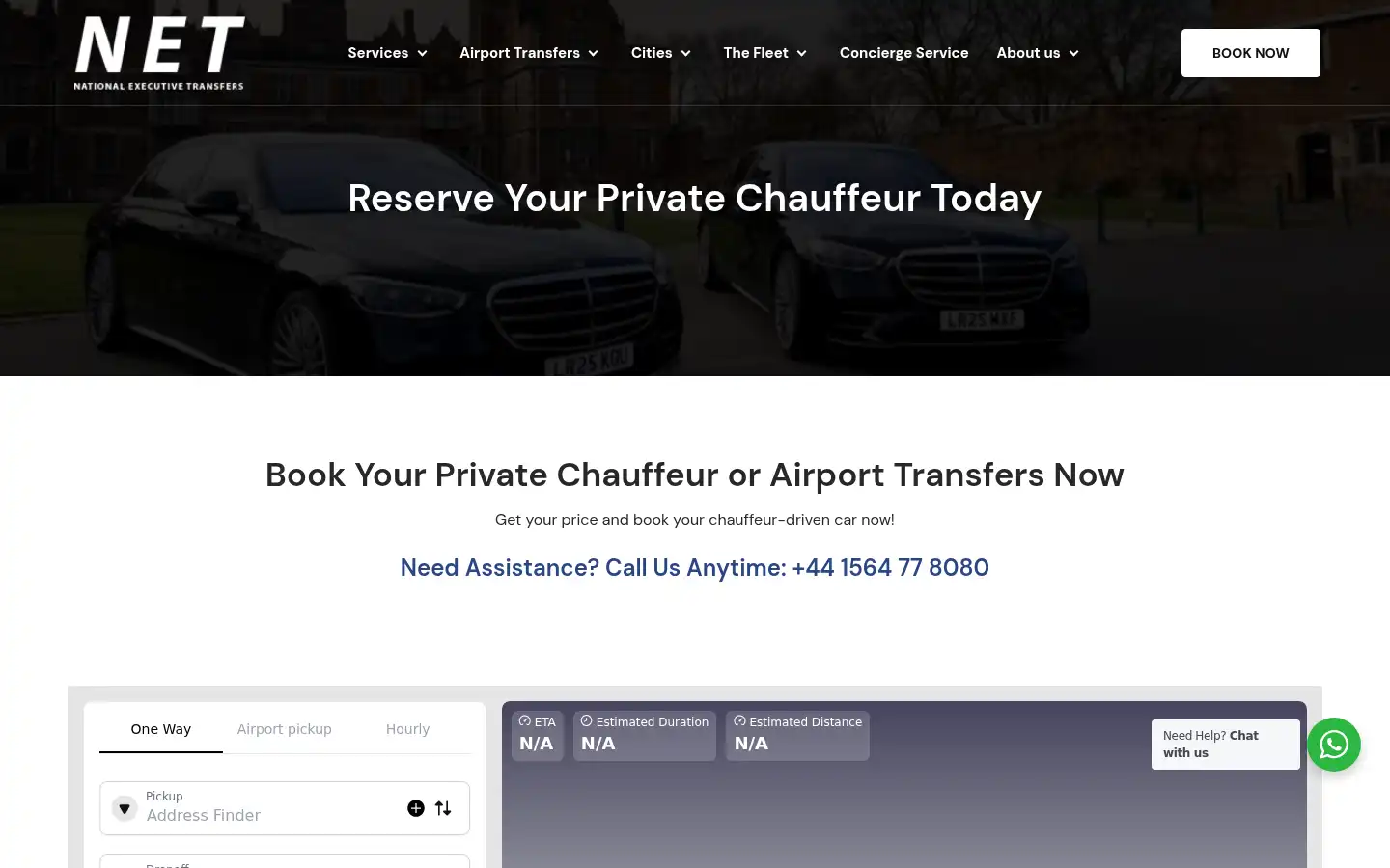 Screenshot of nationalexecutivetransfers.co.uk