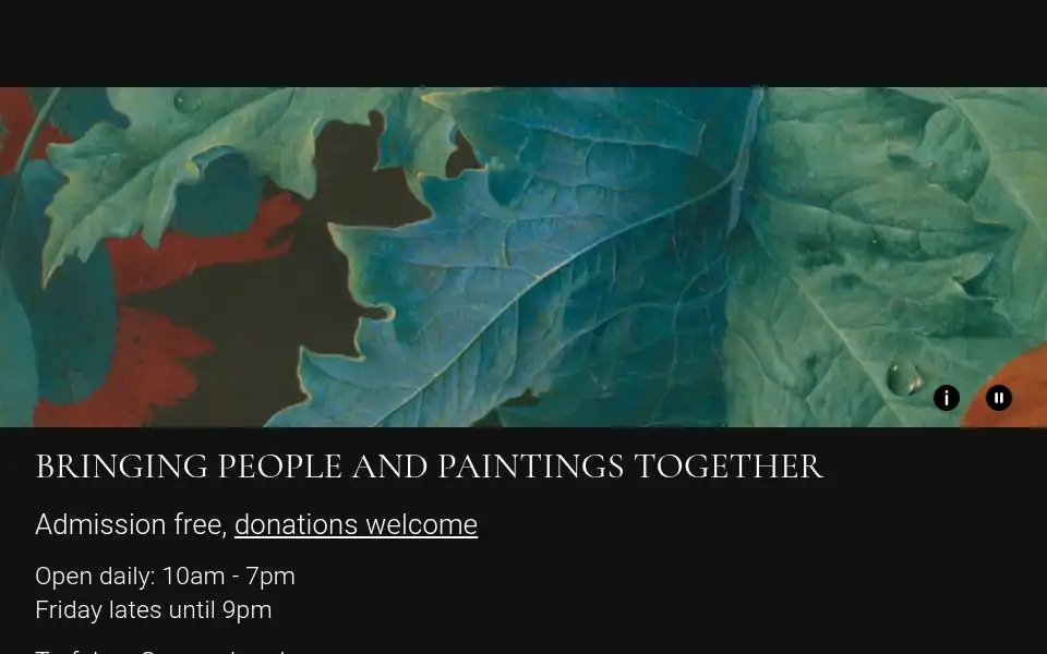 Screenshot of nationalgallery.org.uk