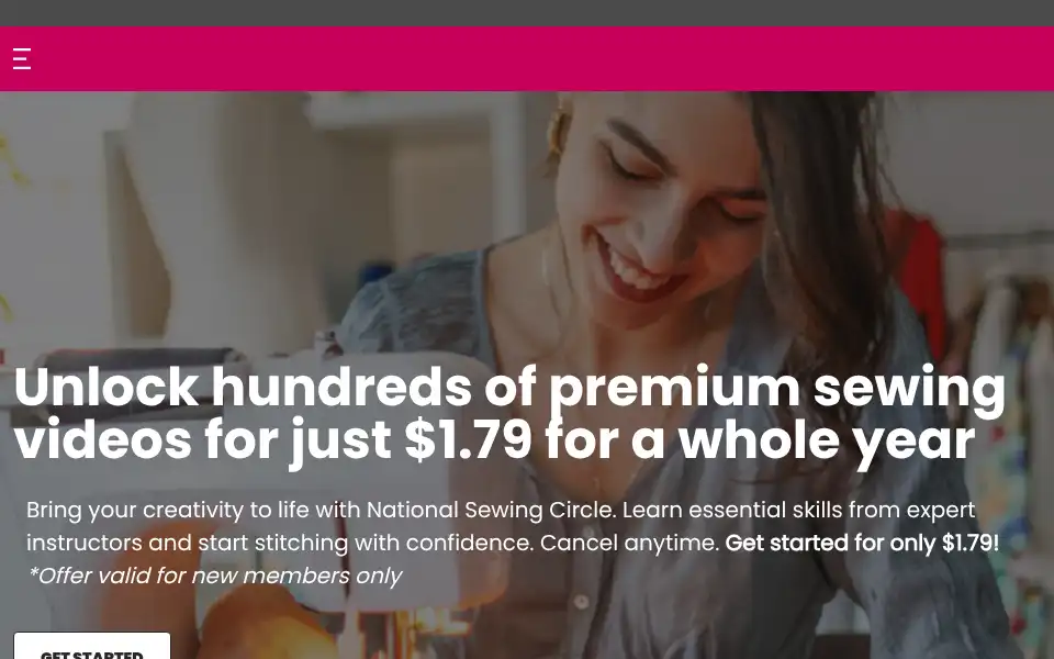 Screenshot of nationalsewingcircle.com