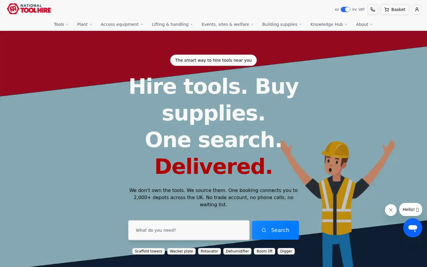 Screenshot of nationaltoolhireshops.co.uk