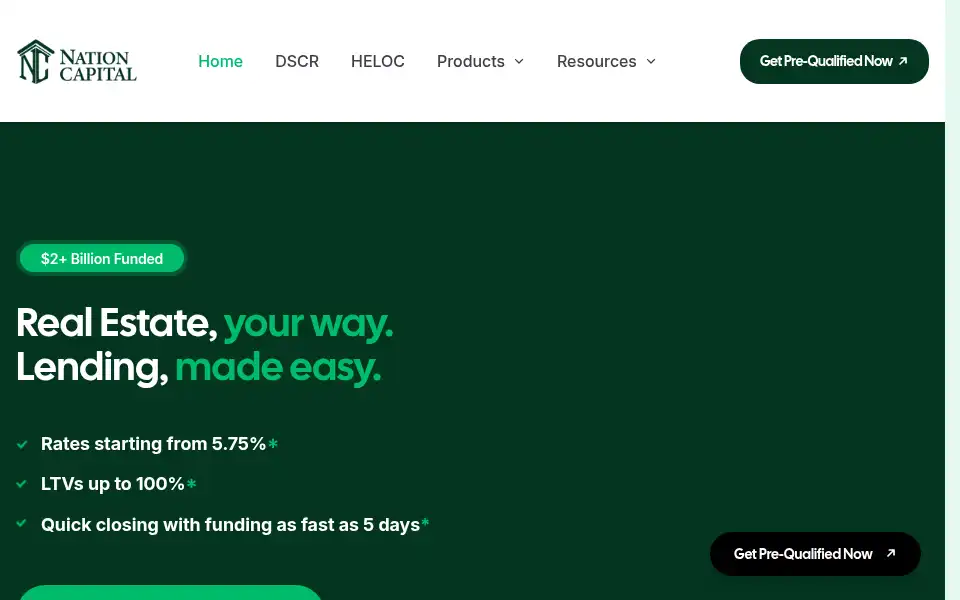 Screenshot of nationcapital.com