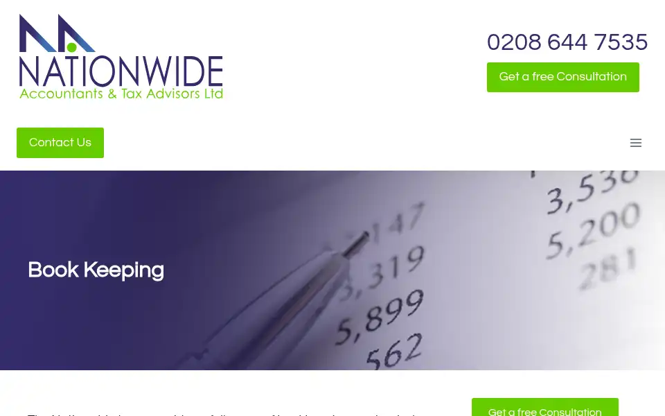 Screenshot of nationwideaccountancy.co.uk