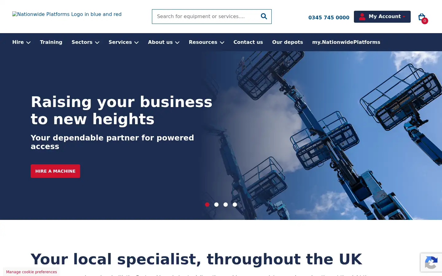 Screenshot of nationwideplatforms.co.uk