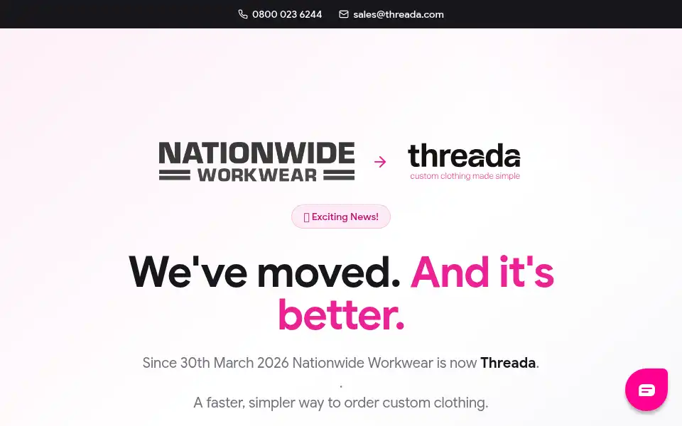 Screenshot of nationwideworkwear.co.uk