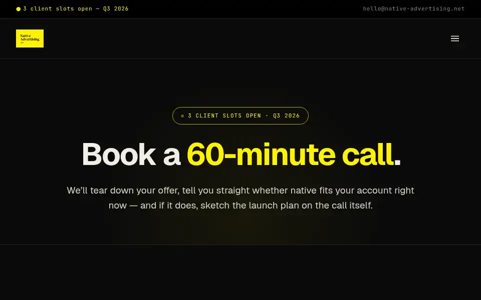 Screenshot of native-advertising.net