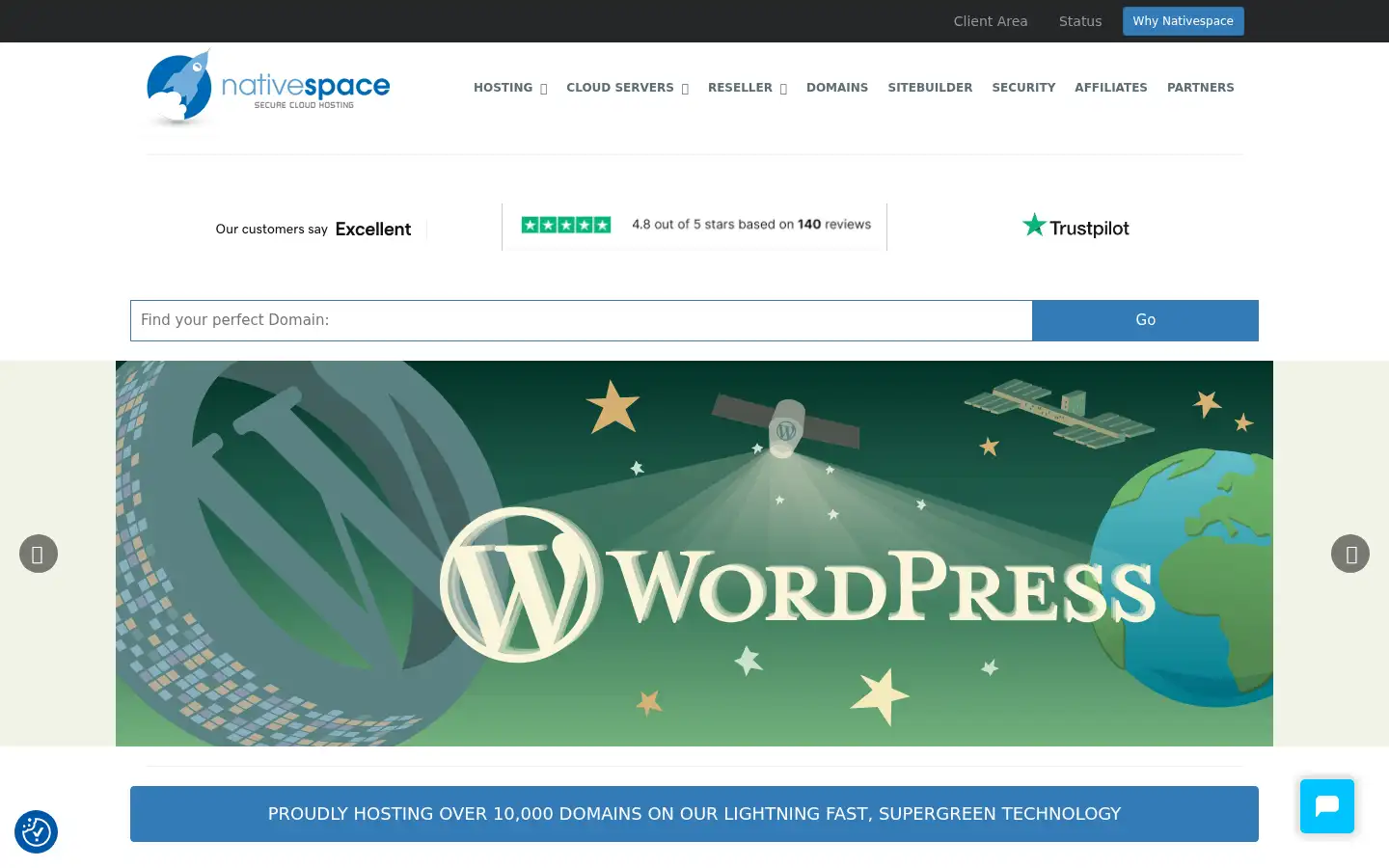 Screenshot of nativespace.com