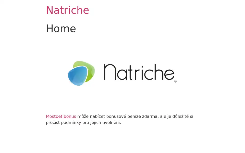 Screenshot of natriche.com